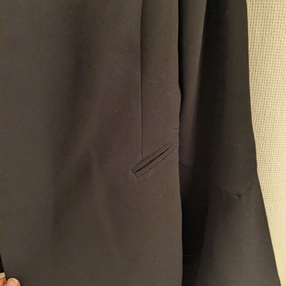 Black Zara open front blazer flare sleeves Medium - Picture 5 of 6